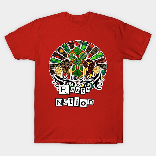 Rasta Nation T-Shirt by artbyomega